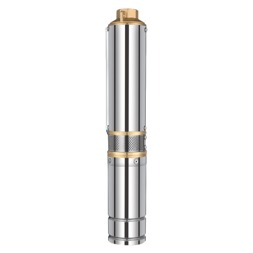 4-inch DC solar submersible borehole pump, stainless steel body